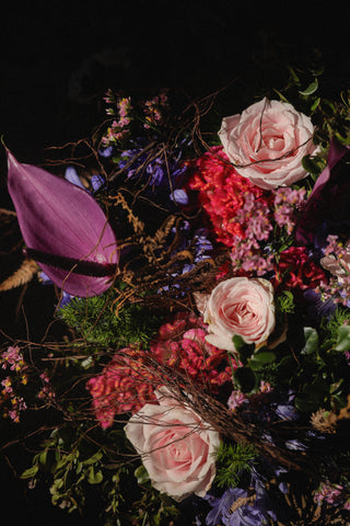 Crimson Noel Floral Delight