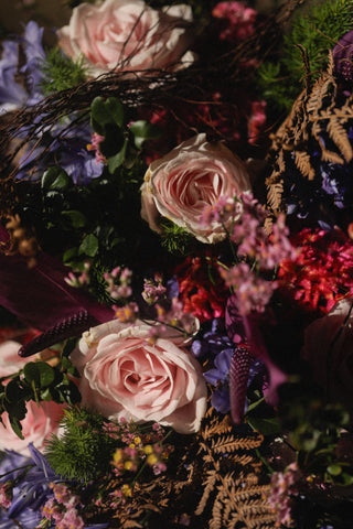 Crimson Noel Floral Delight