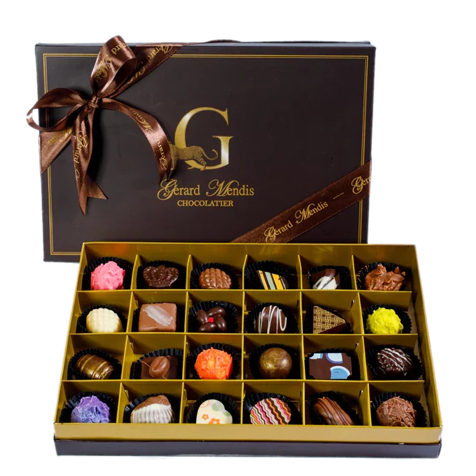 Chic Paperboard 16 Piece Chocolate Box
