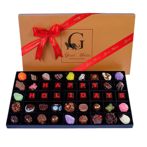 Happy Holidays, 45 Piece Box Of Chocolates
