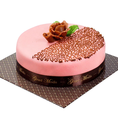 Marzipan Ribbon Brownie