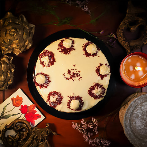 Silky red velvet