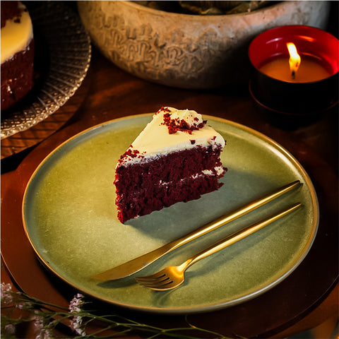 Silky red velvet