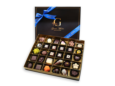 Best Dad 30 Piece Chic Paperboard Chocolate Box