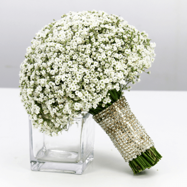 BRI004 - Gypsophilia ( Babies Breath ) Bridal Bouquet